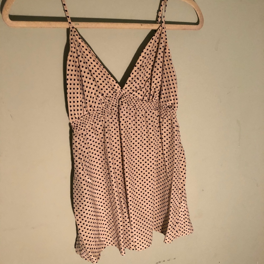 Express Flowy Polkadot Tank